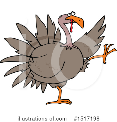 Royalty-Free (RF) Turkey Bird Clipart Illustration by djart - Stock Sample #1517198