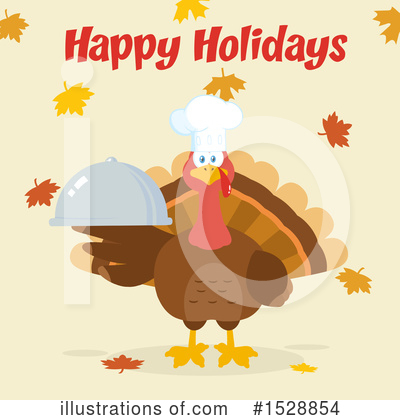 Royalty-Free (RF) Turkey Bird Clipart Illustration by Hit Toon - Stock Sample #1528854