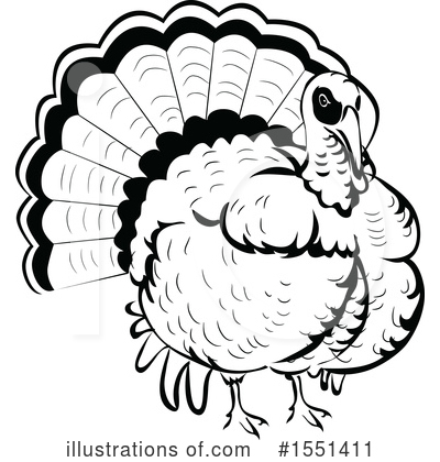 Turkey Bird Clipart #1551411 by BNP Design Studio