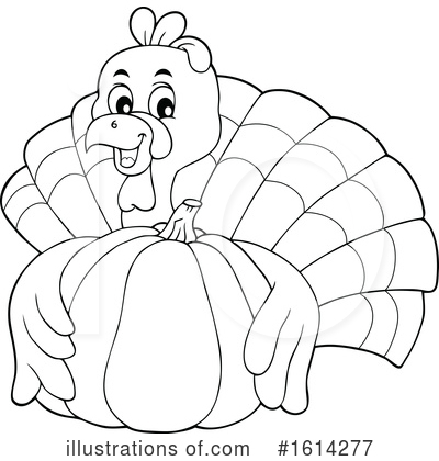 Royalty-Free (RF) Turkey Bird Clipart Illustration by visekart - Stock Sample #1614277