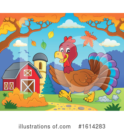 Royalty-Free (RF) Turkey Bird Clipart Illustration by visekart - Stock Sample #1614283