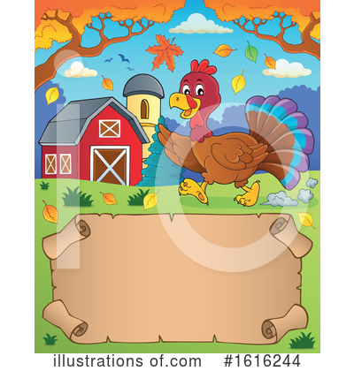Royalty-Free (RF) Turkey Bird Clipart Illustration by visekart - Stock Sample #1616244