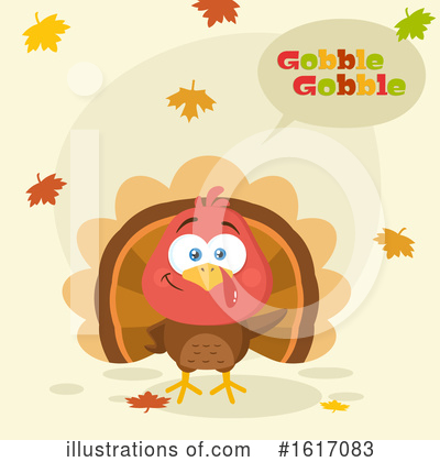 Royalty-Free (RF) Turkey Bird Clipart Illustration by Hit Toon - Stock Sample #1617083