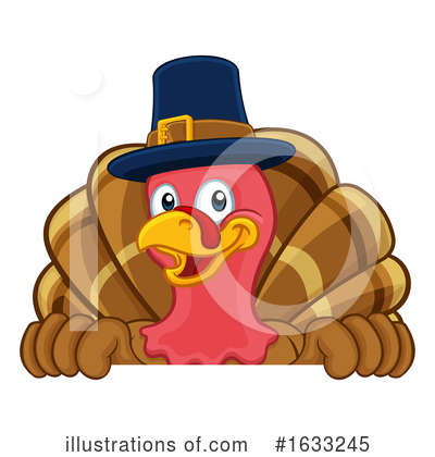 Royalty-Free (RF) Turkey Bird Clipart Illustration by AtStockIllustration - Stock Sample #1633245