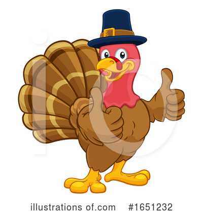 Royalty-Free (RF) Turkey Bird Clipart Illustration by AtStockIllustration - Stock Sample #1651232