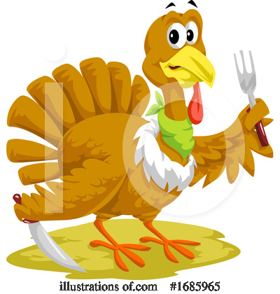 Royalty-Free (RF) Turkey Bird Clipart Illustration by Morphart Creations - Stock Sample #1685965