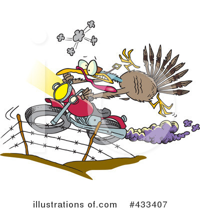 Royalty-Free (RF) Turkey Bird Clipart Illustration by toonaday - Stock Sample #433407