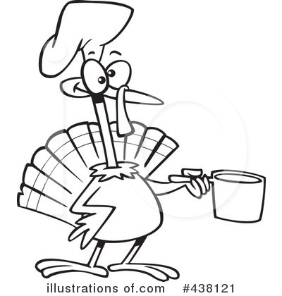 Royalty-Free (RF) Turkey Bird Clipart Illustration by toonaday - Stock Sample #438121