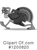 Turkey Clipart #1200820 by Vector Tradition SM