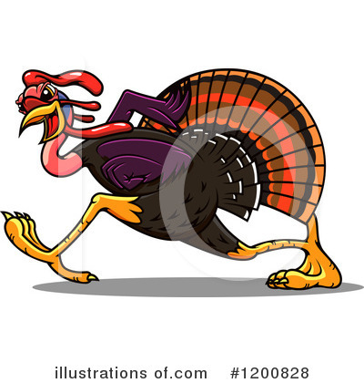 Royalty-Free (RF) Turkey Clipart Illustration by Vector Tradition SM - Stock Sample #1200828