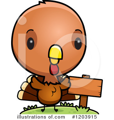 Turkey Bird Clipart #1203915 by Cory Thoman