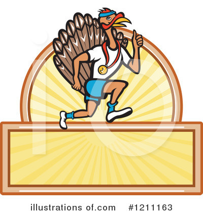 Royalty-Free (RF) Turkey Clipart Illustration by patrimonio - Stock Sample #1211163