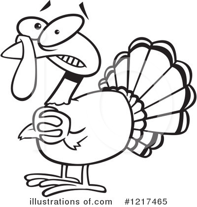 Royalty-Free (RF) Turkey Clipart Illustration by toonaday - Stock Sample #1217465