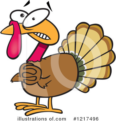 Turkey Clipart #1217496 by toonaday
