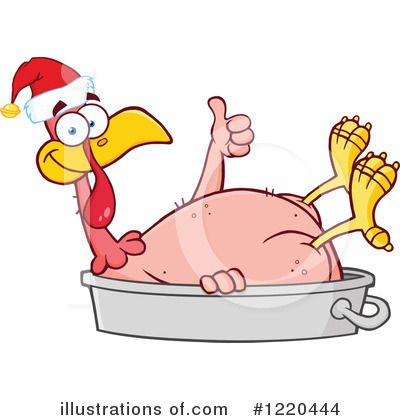 Royalty-Free (RF) Turkey Clipart Illustration by Hit Toon - Stock Sample #1220444