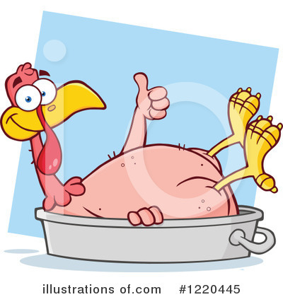 Royalty-Free (RF) Turkey Clipart Illustration by Hit Toon - Stock Sample #1220445