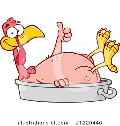 Royalty-Free (RF) Turkey Clipart Illustration by Hit Toon - Stock Sample #1220446