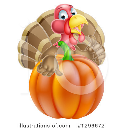 Turkey Bird Clipart #1296672 by AtStockIllustration