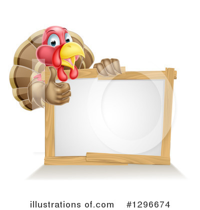 Turkey Bird Clipart #1296674 by AtStockIllustration