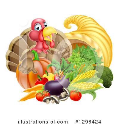 Turkey Bird Clipart #1298424 by AtStockIllustration