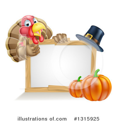 Turkey Bird Clipart #1315925 by AtStockIllustration