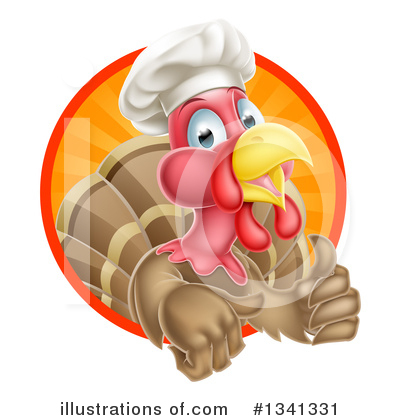 Turkey Clipart #1341331 by AtStockIllustration