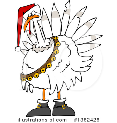 Royalty-Free (RF) Turkey Clipart Illustration by djart - Stock Sample #1362426