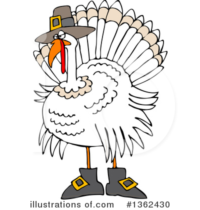 Royalty-Free (RF) Turkey Clipart Illustration by djart - Stock Sample #1362430
