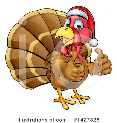 Royalty-Free (RF) Turkey Clipart Illustration by AtStockIllustration - Stock Sample #1427828