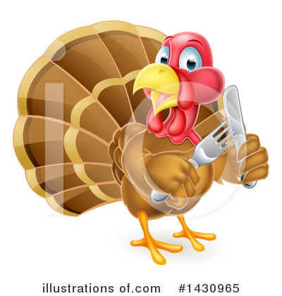 Turkey Bird Clipart #1430965 by AtStockIllustration