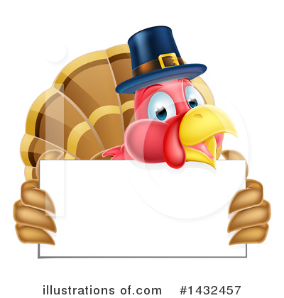 Royalty-Free (RF) Turkey Clipart Illustration by AtStockIllustration - Stock Sample #1432457