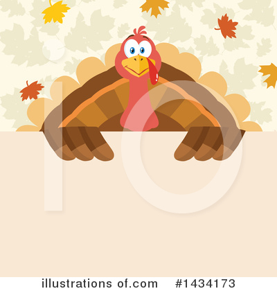 Royalty-Free (RF) Turkey Clipart Illustration by Hit Toon - Stock Sample #1434173