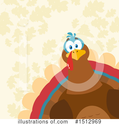 Royalty-Free (RF) Turkey Clipart Illustration by Hit Toon - Stock Sample #1512969