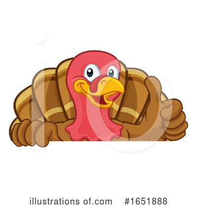 Royalty-Free (RF) Turkey Clipart Illustration by AtStockIllustration - Stock Sample #1651888