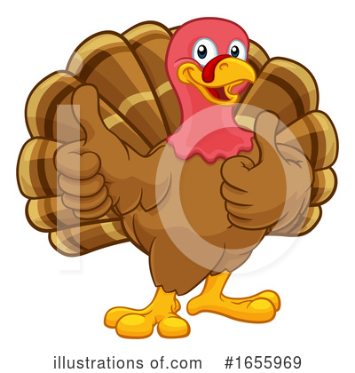 Royalty-Free (RF) Turkey Clipart Illustration by AtStockIllustration - Stock Sample #1655969