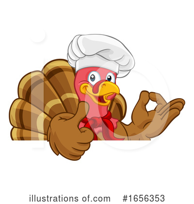 Royalty-Free (RF) Turkey Clipart Illustration by AtStockIllustration - Stock Sample #1656353