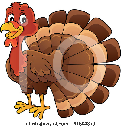 Royalty-Free (RF) Turkey Clipart Illustration by visekart - Stock Sample #1684870