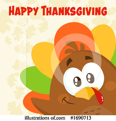 Royalty-Free (RF) Turkey Clipart Illustration by Hit Toon - Stock Sample #1690713