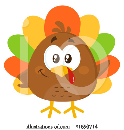 Turkey Clipart #1690714 by Hit Toon