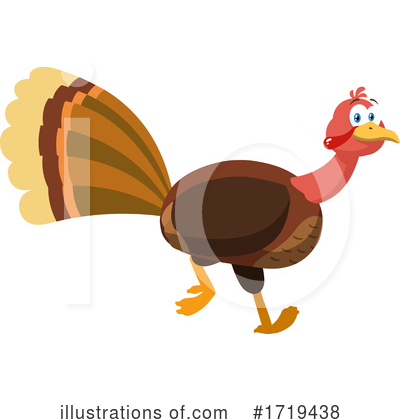 Royalty-Free (RF) Turkey Clipart Illustration by Hit Toon - Stock Sample #1719438