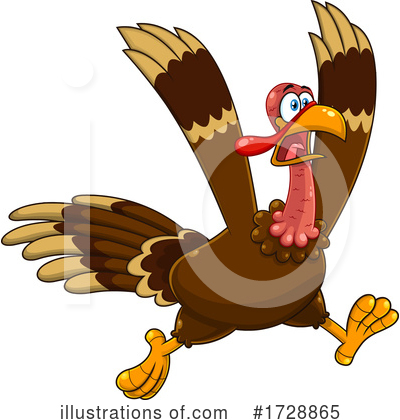 Royalty-Free (RF) Turkey Clipart Illustration by Hit Toon - Stock Sample #1728865