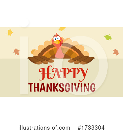 Royalty-Free (RF) Turkey Clipart Illustration by Hit Toon - Stock Sample #1733304