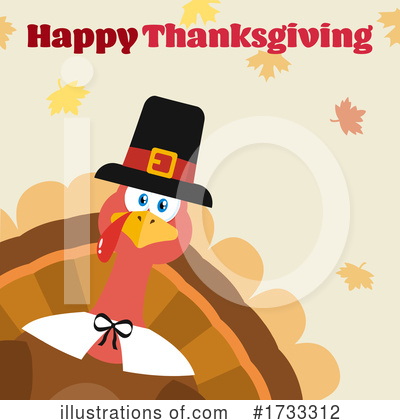 Royalty-Free (RF) Turkey Clipart Illustration by Hit Toon - Stock Sample #1733312