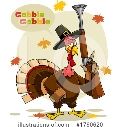 Royalty-Free (RF) Turkey Clipart Illustration by Hit Toon - Stock Sample #1760620
