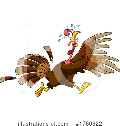Turkey Bird Clipart #1760622 by Hit Toon