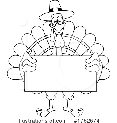 Royalty-Free (RF) Turkey Clipart Illustration by Hit Toon - Stock Sample #1762674