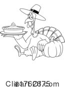 Turkey Clipart #1762675 by Hit Toon