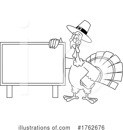 Royalty-Free (RF) Turkey Clipart Illustration by Hit Toon - Stock Sample #1762676