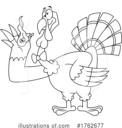 Royalty-Free (RF) Turkey Clipart Illustration by Hit Toon - Stock Sample #1762677