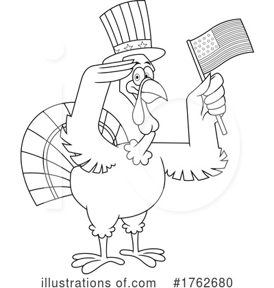 Royalty-Free (RF) Turkey Clipart Illustration by Hit Toon - Stock Sample #1762680